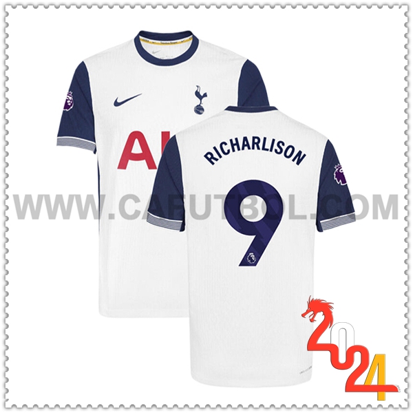 Primera Camiseta Futbol Tottenham Hotspur RICHARLISON #9 2024 2025