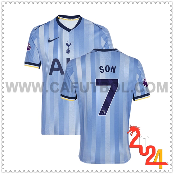 Segunda Camiseta Futbol Tottenham Hotspur SON #7 2024 2025