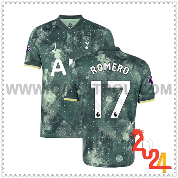 Tercero Camiseta Futbol Tottenham Hotspur ROMERO #17 2024 2025