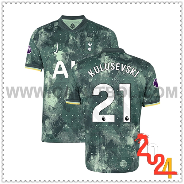 Tercero Camiseta Futbol Tottenham Hotspur KULUSEVSKI #21 2024 2025