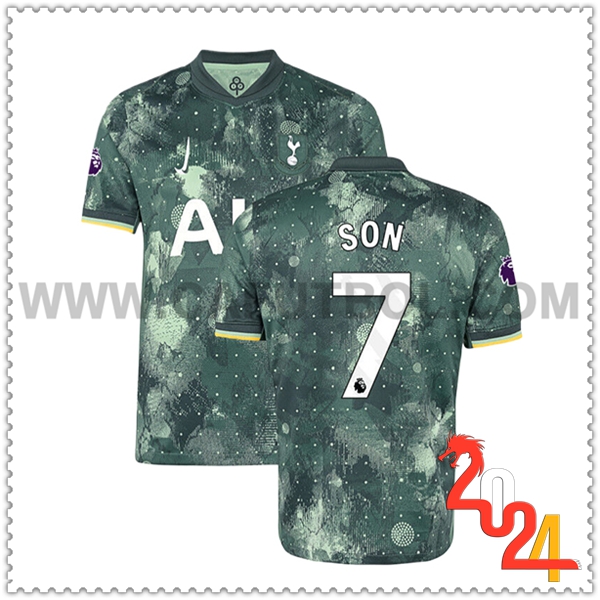 Tercero Camiseta Futbol Tottenham Hotspur SON #7 2024 2025