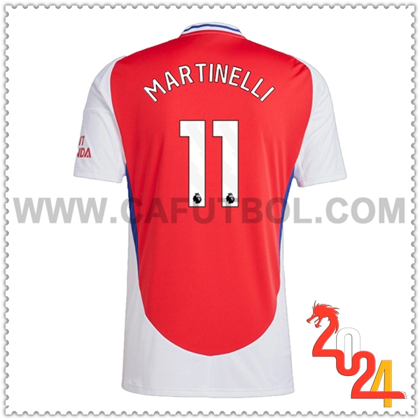 Primera Camiseta Futbol Arsenal MARTINELLI #11 2024 2025