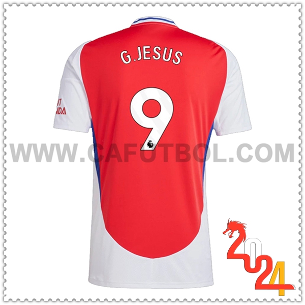 Primera Camiseta Futbol Arsenal G.JESUS #9 2024 2025