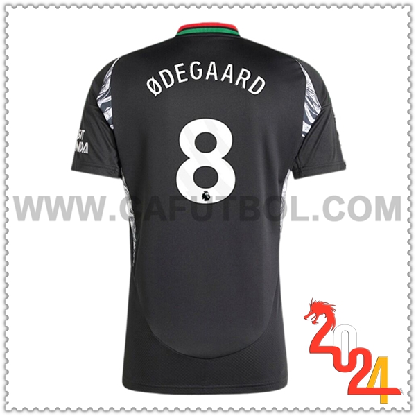 Segunda Camiseta Futbol Arsenal ØDEGAARD #8 2024 2025