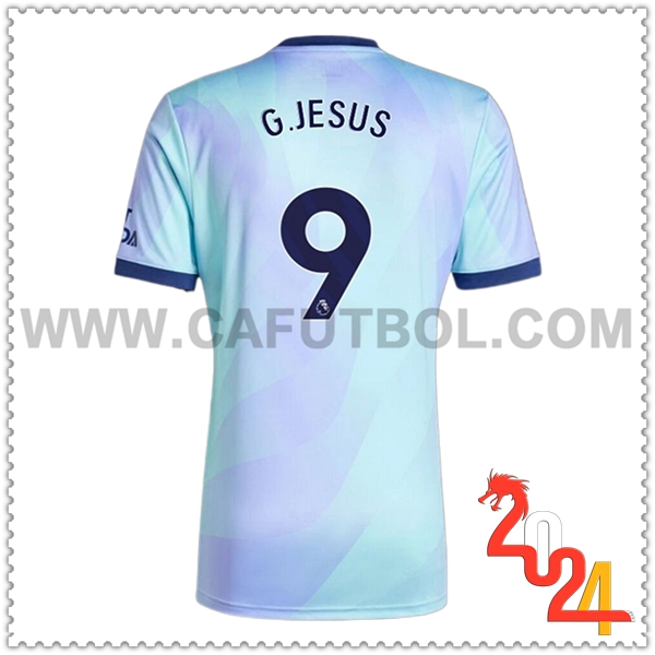 Tercero Camiseta Futbol Arsenal G.JESUS #9 2024 2025