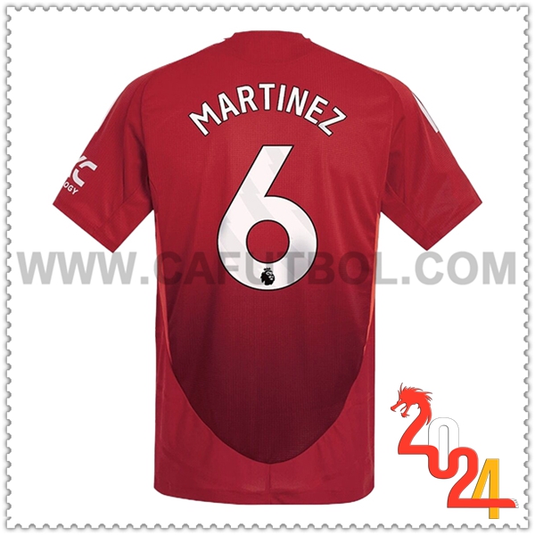 Primera Camiseta Futbol Manchester United MARTINEZ #6 2024 2025