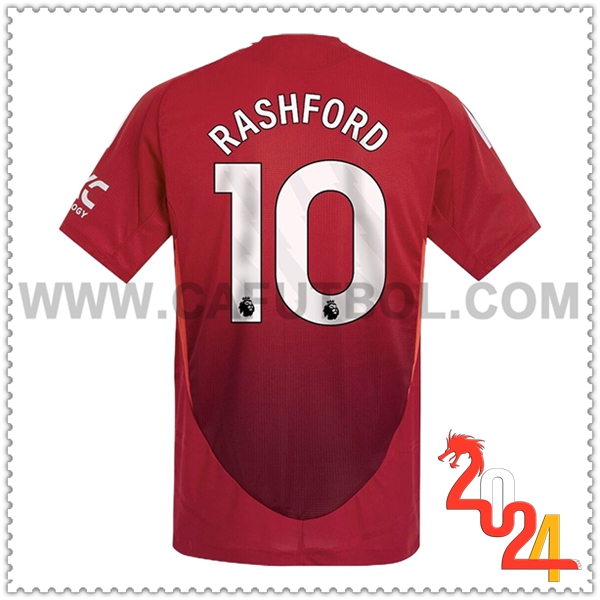 Primera Camiseta Futbol Manchester United RASHFORD #10 2024 2025