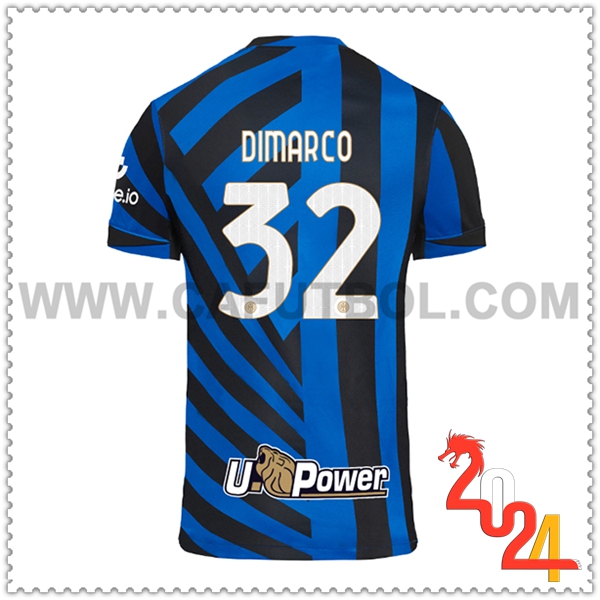 Primera Camiseta Futbol Inter Milan DIMARCO #32 2024 2025