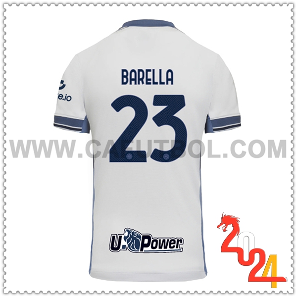 Segunda Camiseta Futbol Inter Milan BARELLA #23 2024 2025