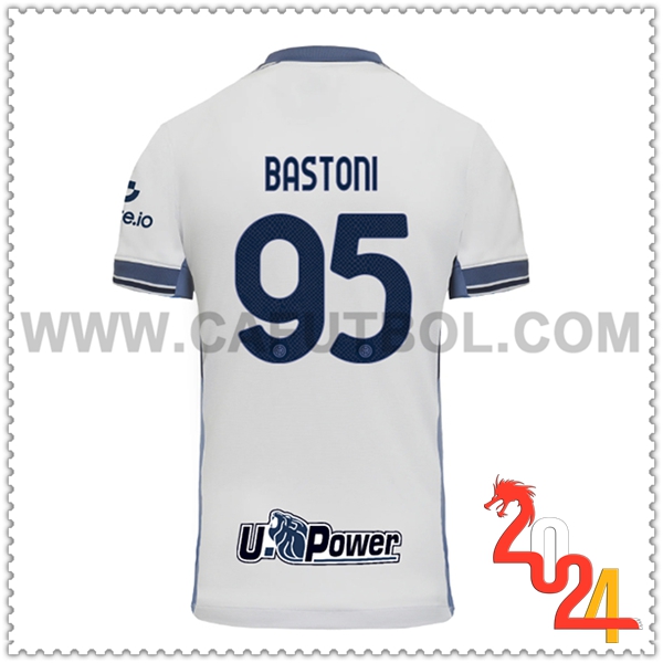 Segunda Camiseta Futbol Inter Milan BASTONI #95 2024 2025