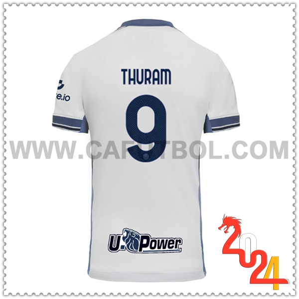 Segunda Camiseta Futbol Inter Milan THURAM #9 2024 2025