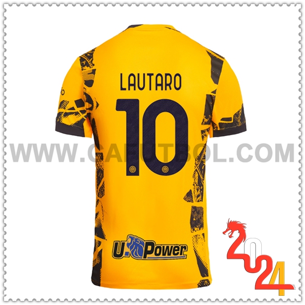 Tercero Camiseta Futbol Inter Milan LAUTARO #10 2024 2025