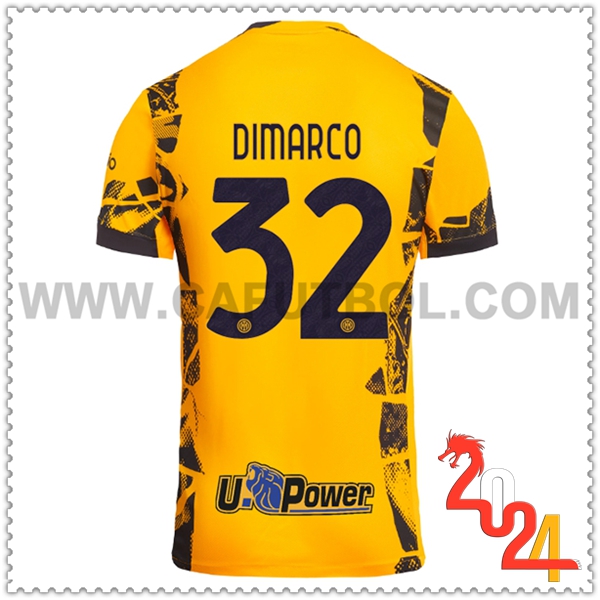 Tercero Camiseta Futbol Inter Milan DIMARCO #32 2024 2025