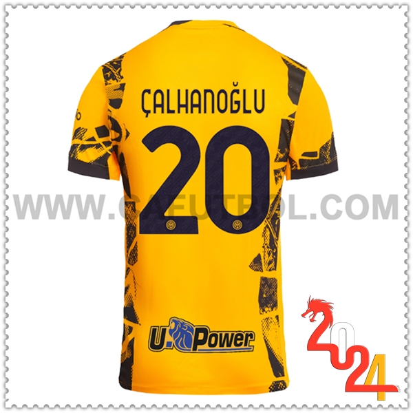 Tercero Camiseta Futbol Inter Milan CALHANOGLU #20 2024 2025