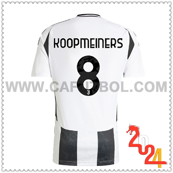 Primera Camiseta Futbol Juventus KOOPMEINERS #8 2024 2025