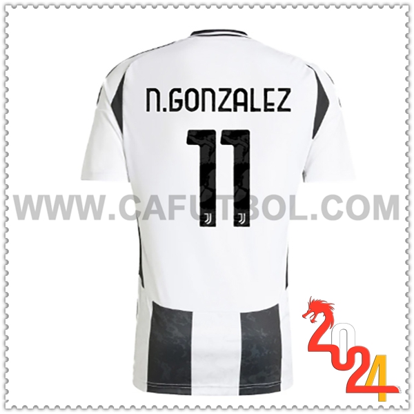 Primera Camiseta Futbol Juventus N.GONZÁLEZ #11 2024 2025