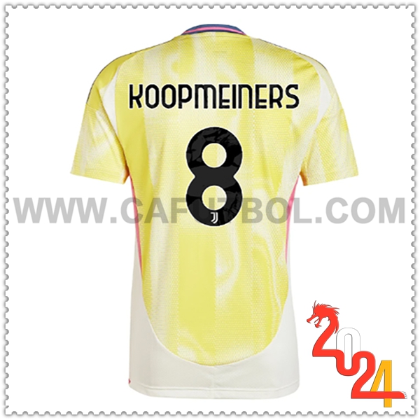 Segunda Camiseta Futbol Juventus KOOPMEINERS #8 2024 2025