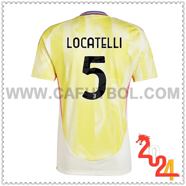 Segunda Camiseta Futbol Juventus LOCATELLI #5 2024 2025