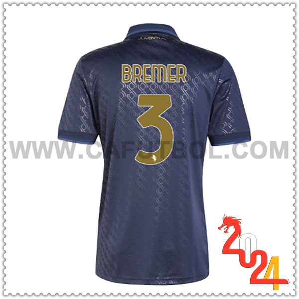 Tercero Camiseta Futbol Juventus BREMER #3 2024 2025