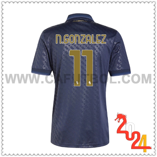 Tercero Camiseta Futbol Juventus N.GONZÁLEZ #11 2024 2025