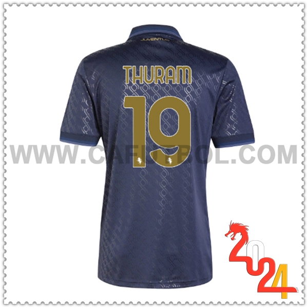 Tercero Camiseta Futbol Juventus THURAM #19 2024 2025