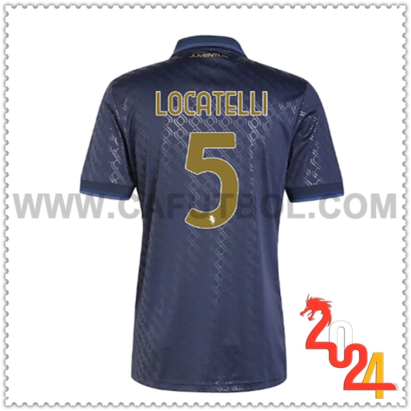 Tercero Camiseta Futbol Juventus LOCATELLI #5 2024 2025