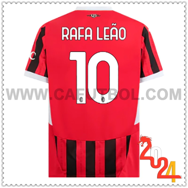 Primera Camiseta Futbol AC Milan RAFAEL LEÃO #10 2024 2025