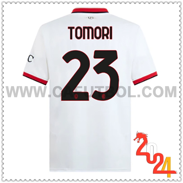 Segunda Camiseta Futbol AC Milan TOMORI #23 2024 2025