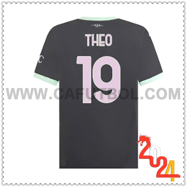 Tercero Camiseta Futbol AC Milan THEO #19 2024 2025