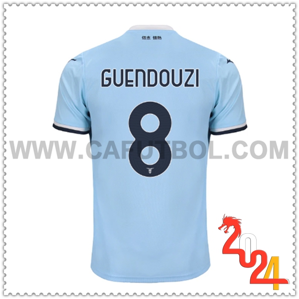 Primera Camiseta Futbol SS Lazio GUENDOUZI #8 2024 2025