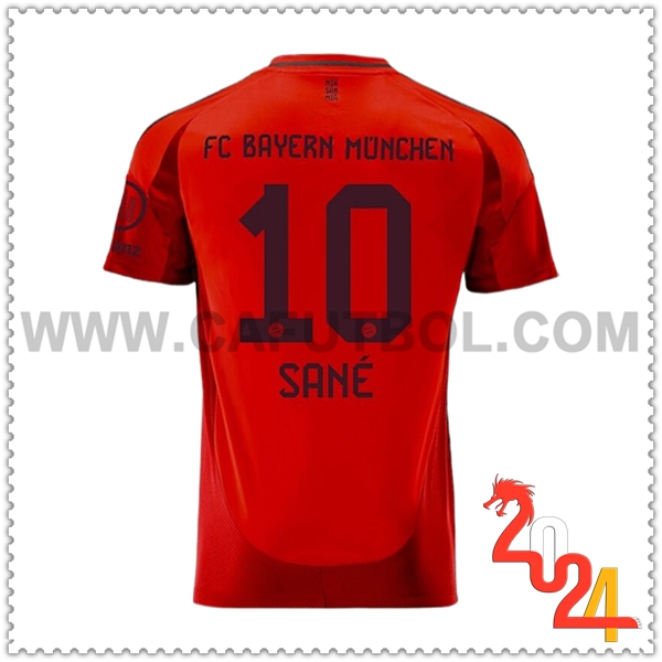 Primera Camiseta Futbol Bayern Munich SANÉ #10 2024 2025