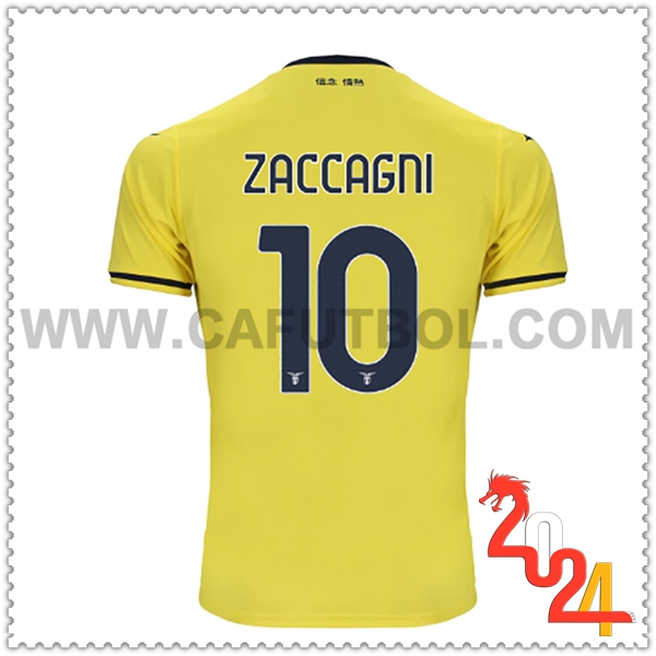 Segunda Camiseta Futbol SS Lazio ZACCAGNI #10 2024 2025