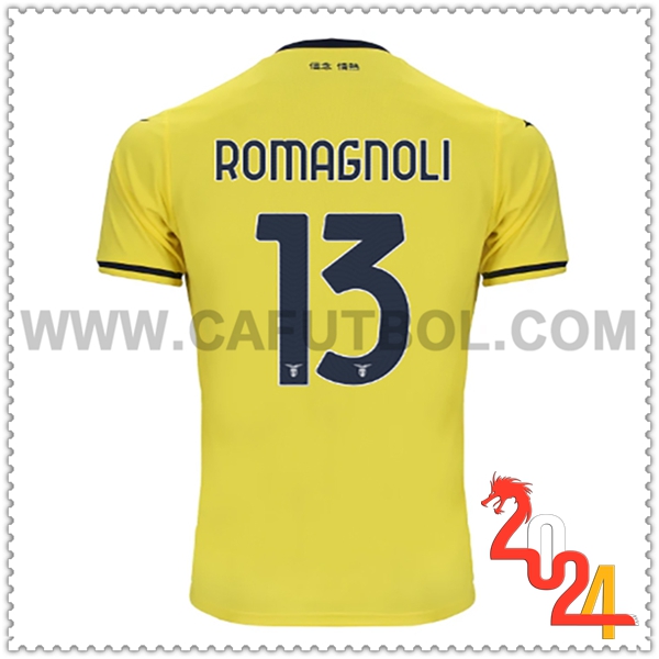 Segunda Camiseta Futbol SS Lazio ROMAGNOLI #13 2024 2025