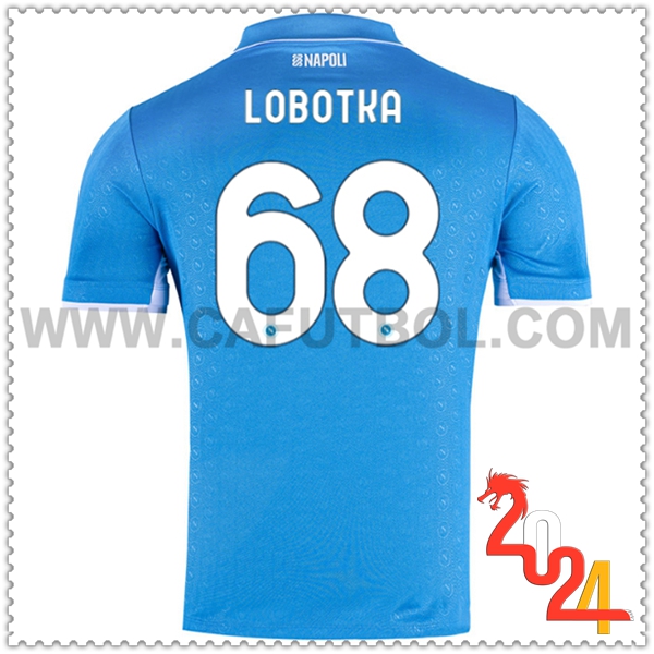 Primera Camiseta Futbol SSC Napoles LOBOTKA #68 2024 2025