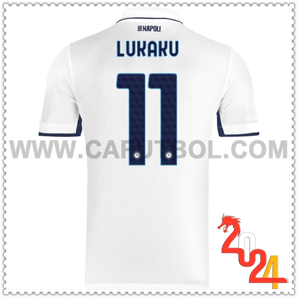 Segunda Camiseta Futbol SSC Napoles LUKAKU #11 2024 2025