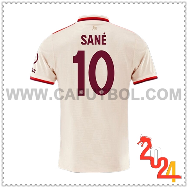 Camiseta Futbol Bayern Munich SANÉ #10 Liga de Campeones 2024 2025