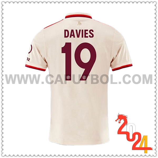 Camiseta Futbol Bayern Munich DAVIES #19 Liga de Campeones 2024 2025