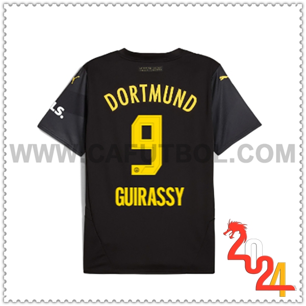 Segunda Camiseta Futbol Dortmund BVB GUIRASSY #9 2024 2025