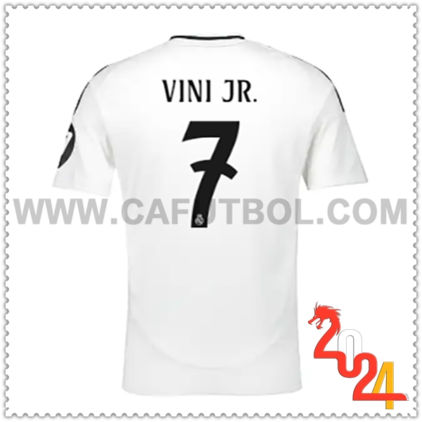 Primera Camiseta Futbol Real Madrid VINI JR. #7 2024 2025