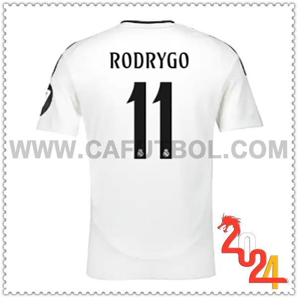 Primera Camiseta Futbol Real Madrid RODRYGO #11 2024 2025