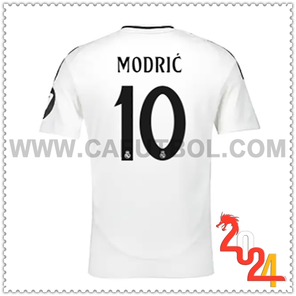 Primera Camiseta Futbol Real Madrid MODRIC #10 2024 2025