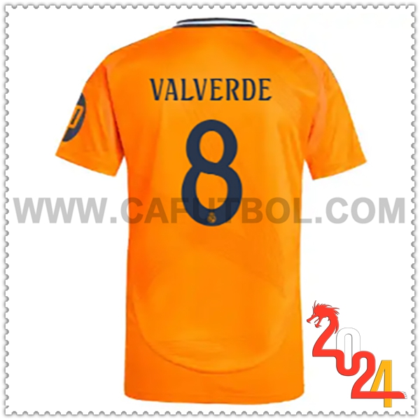 Segunda Camiseta Futbol Real Madrid VALVERDE #8 2024 2025