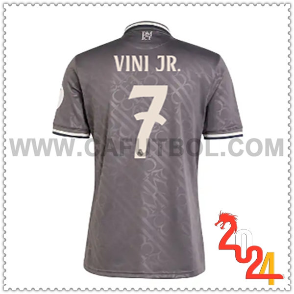 Tercero Camiseta Futbol Real Madrid VINI JR. #7 2024 2025