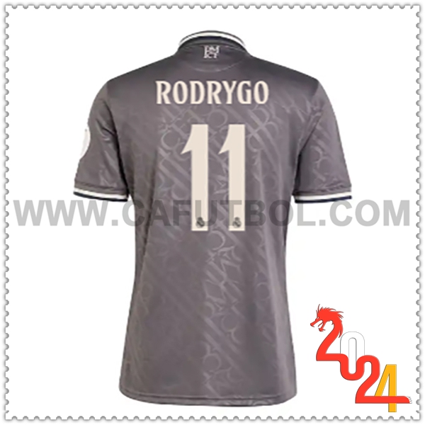 Tercero Camiseta Futbol Real Madrid RODRYGO #11 2024 2025