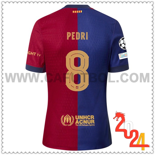 Primera Camiseta Futbol FC Barcelona PEDRI #8 2024 2025