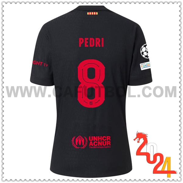 Segunda Camiseta Futbol FC Barcelona PEDRI #8 2024 2025