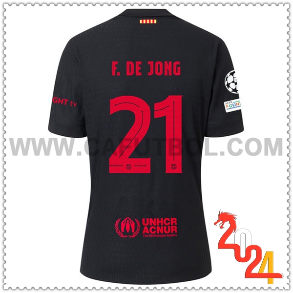 Segunda Camiseta Futbol FC Barcelona F.DE JONE #21 2024 2025