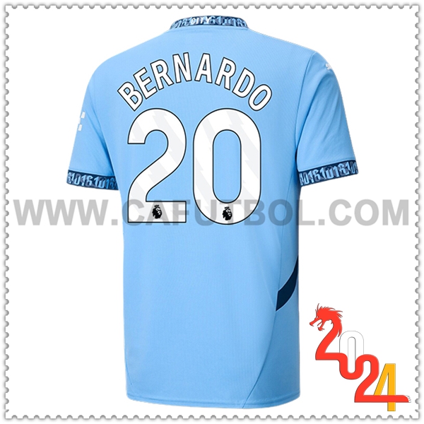 Primera Camiseta Futbol Manchester City BERNARDO #20 2024 2025