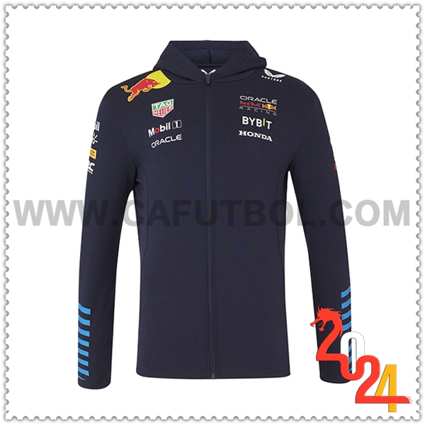 Chaquetas F1 RedBull Racing Team Azul Oscuro 2024