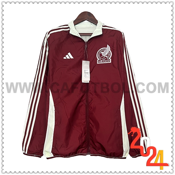 Rompevientos México Rojo/Blanco 2024 2025